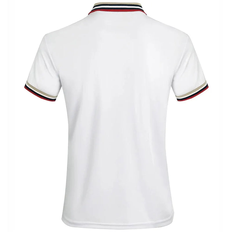 Men Summer Solid Casual Office Breathable Cotton Polo Shirt Fashion.
