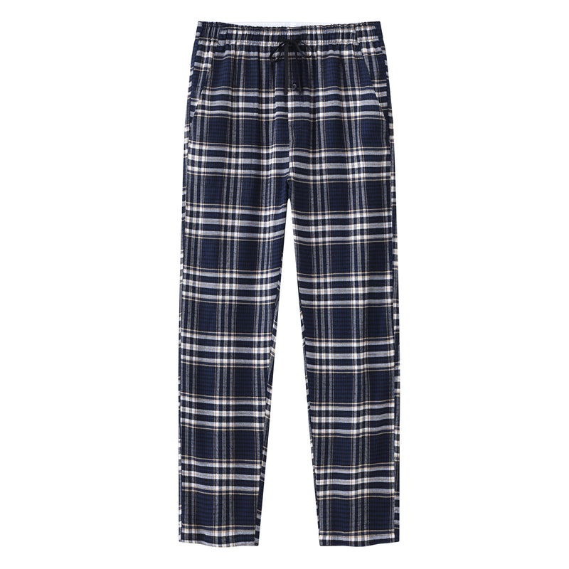 3Pcs Men's Plaid Pajama Sleeping Pants.