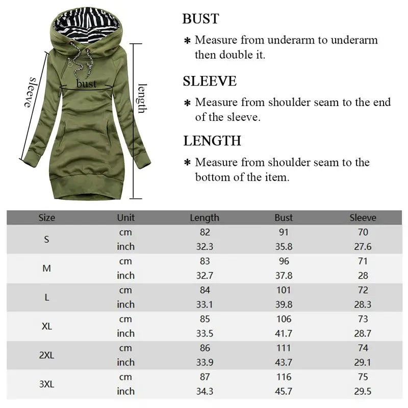 Women Sweater Dress Long Sleeve Hoodie Dress.