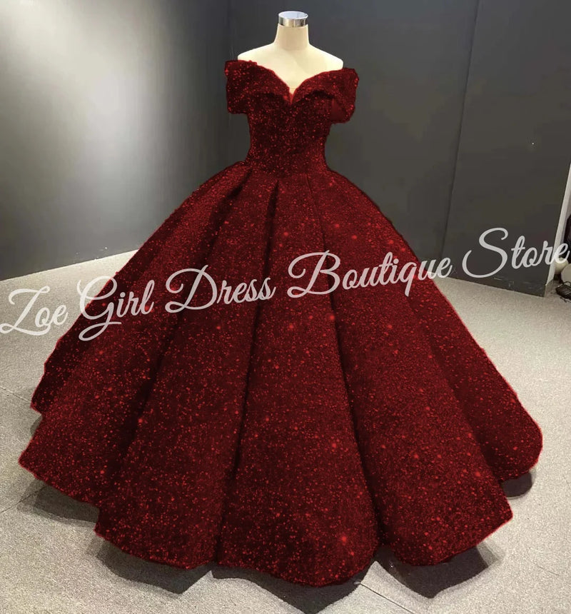 Women’s Red New Simple Bridesmaid Dresses For Wedding.