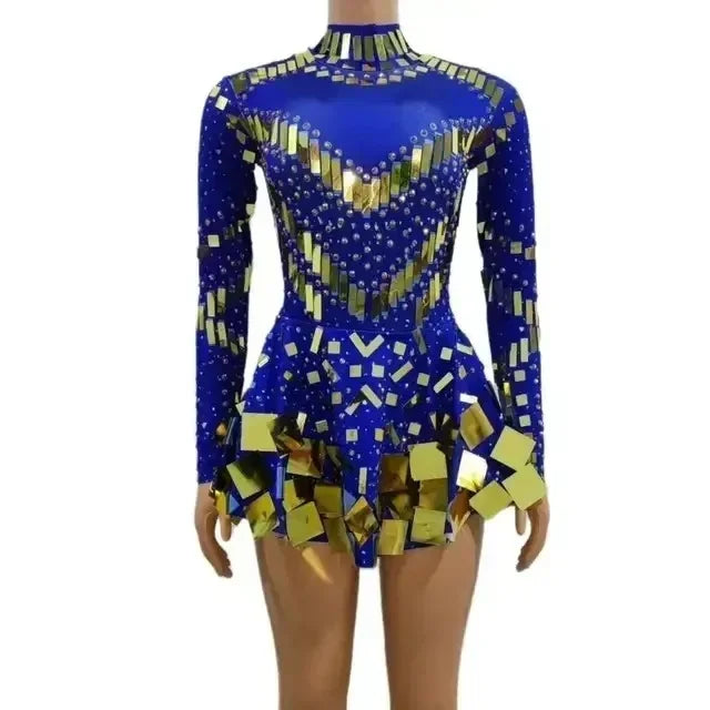 Nightclub Party Celebrate Dress Women Dancer Performance.