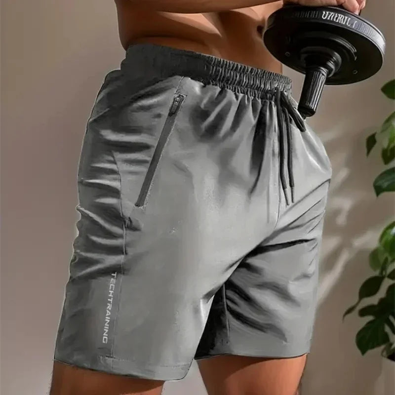 Summer Shorts Men Gym Sport Running Squat Fitness Workout.