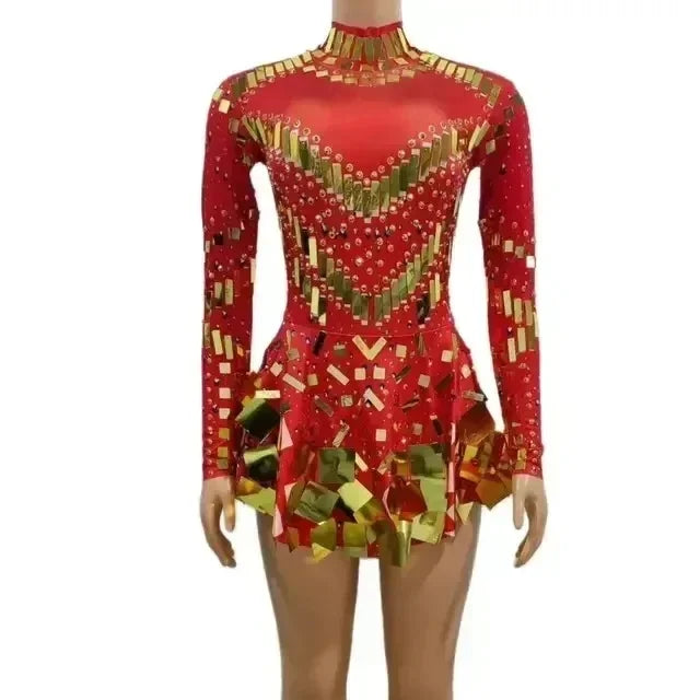 Nightclub Party Celebrate Dress Women Dancer Performance.
