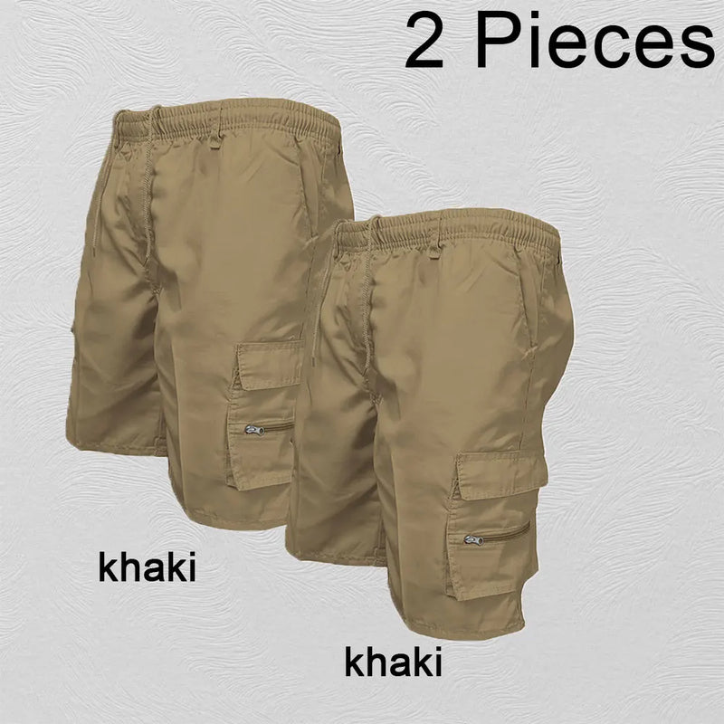 Fashion Men's Cargo Shorts Mens Casual Pants Casual Big Pocket Sports.
