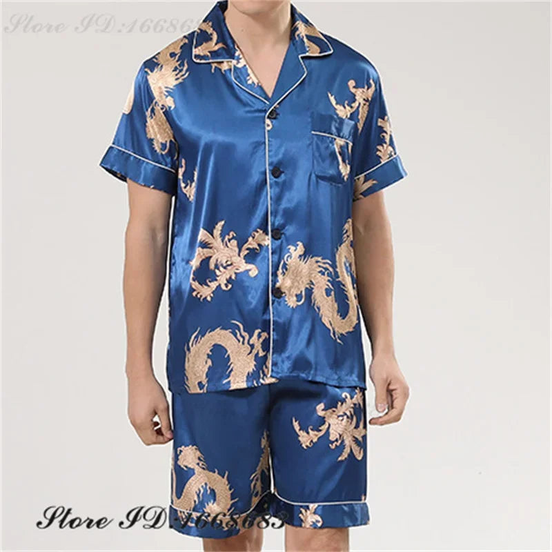 Men’s Sleepwear 2Pcs Pajamas Set.