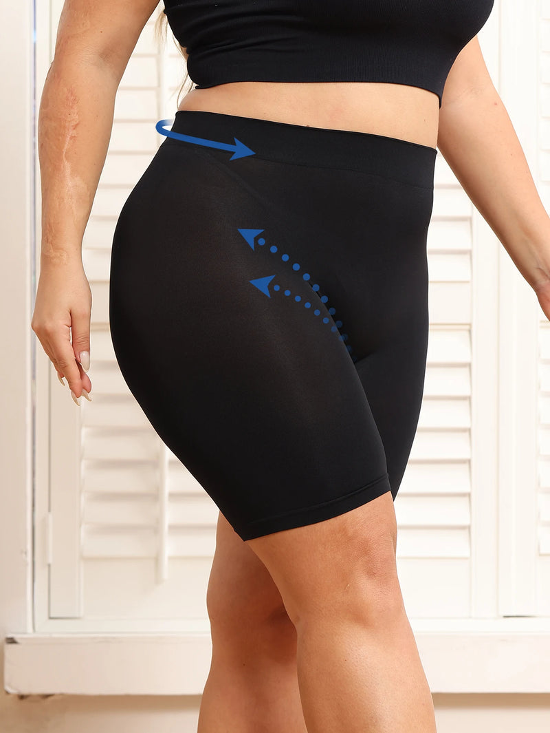 Women's shorts with tummy control and butt-lifting.
