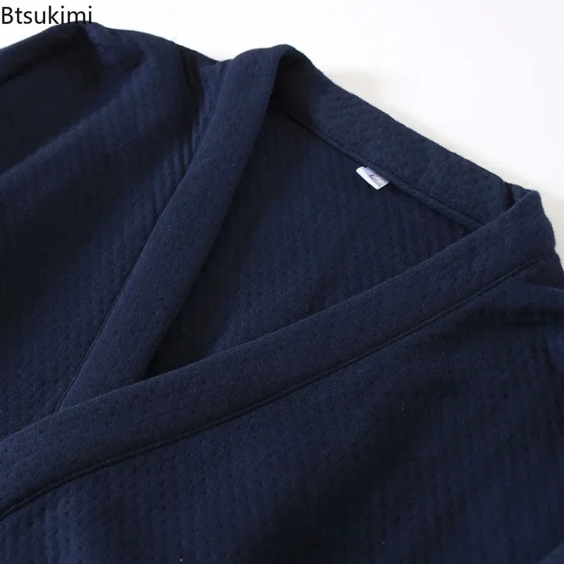 Men's Autumn Winter Pajama Sets Japanese Style.