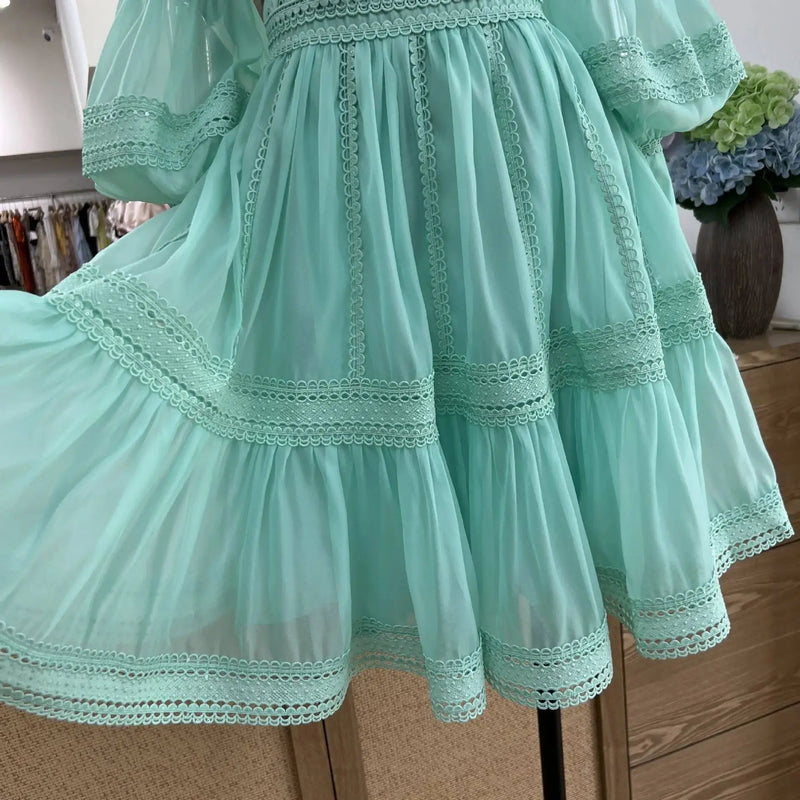 Luxury Organza Prom Evening Dresses Women Summer Autumn.