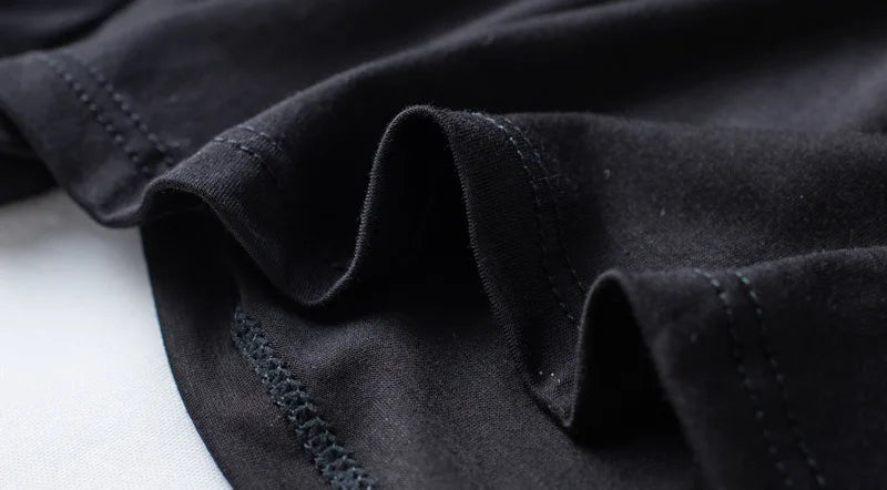 Modal Cotton Pajamas Suit Summer Men's Thin Loose Short-sleeved Shorts.
