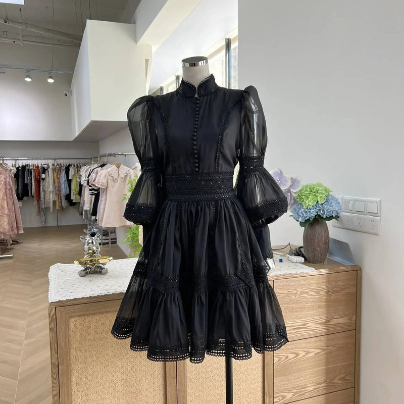 Luxury Organza Prom Evening Dresses Women Summer Autumn.