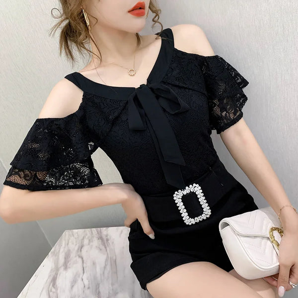 Women V Neck Off Shoulder T Shirt For Women Butterfly Sleeve Sexy.