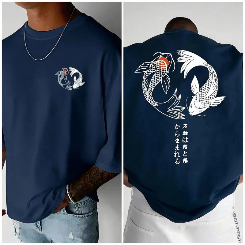 Men's T-shirt Summer Daily Outdoor Sports Street Casual Comfortable Short-sleeved.