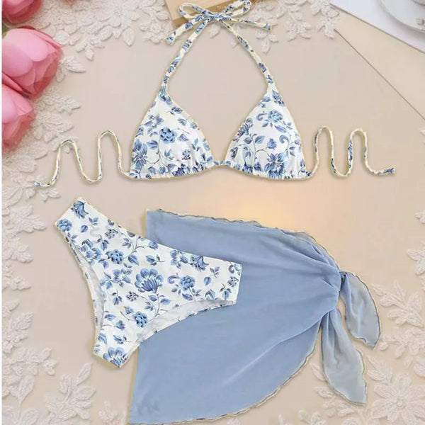 Print Sexy Bikinis Swimsuits Women's Swimwear Push Up Female Beach.