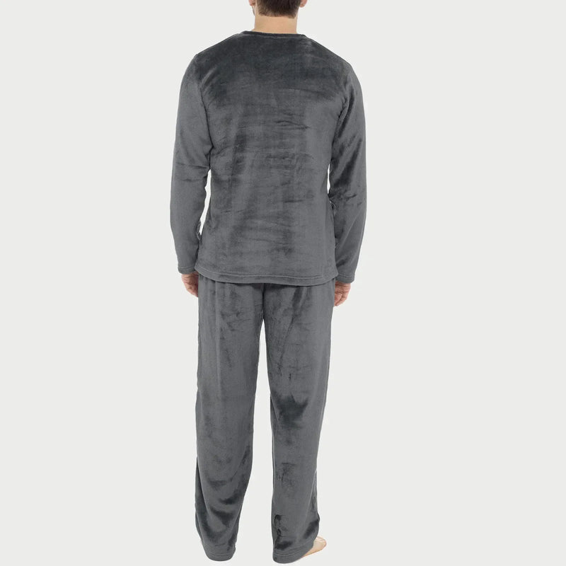 Winter Men's Suit Couples Coral Fleece Pajamas.