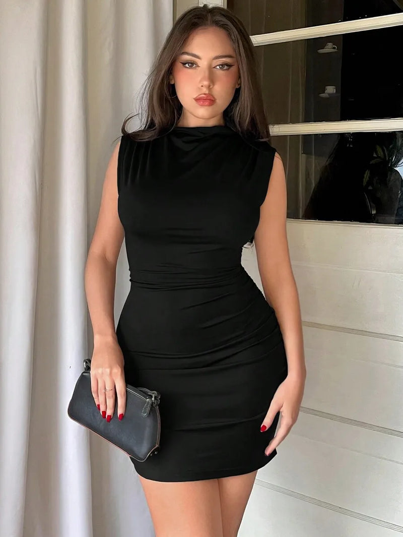 Women’s Summer Black Carnival Going Out Dress.
