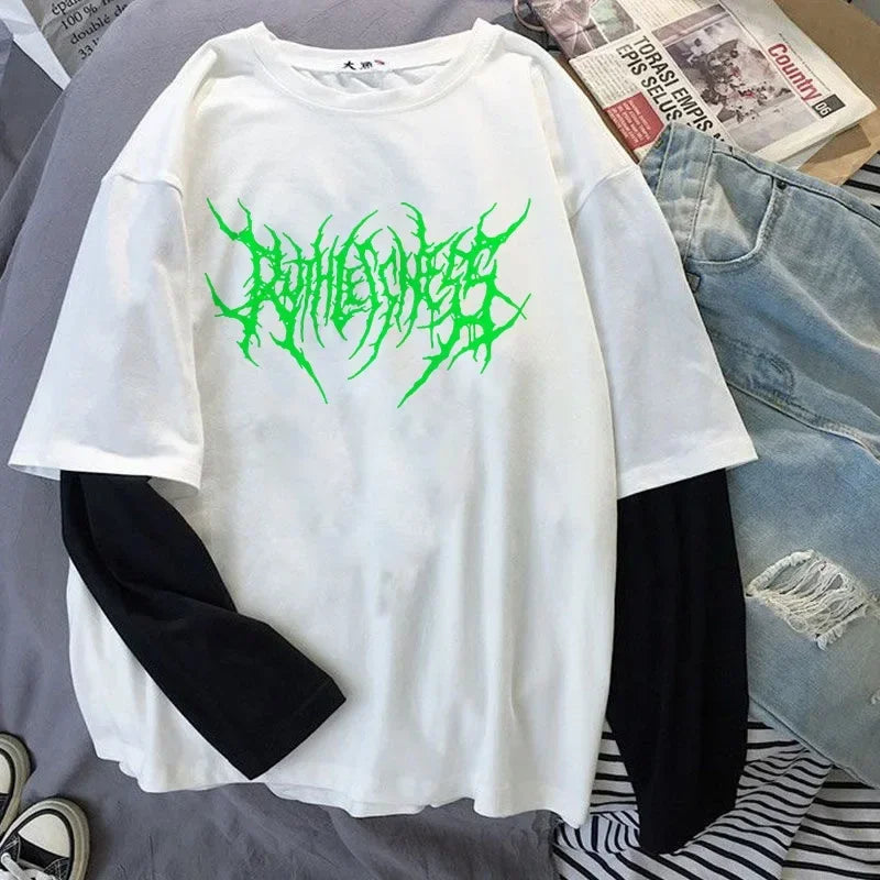 Women's Top Long Sleeves T Shirt Outdoor Loose Shirt.