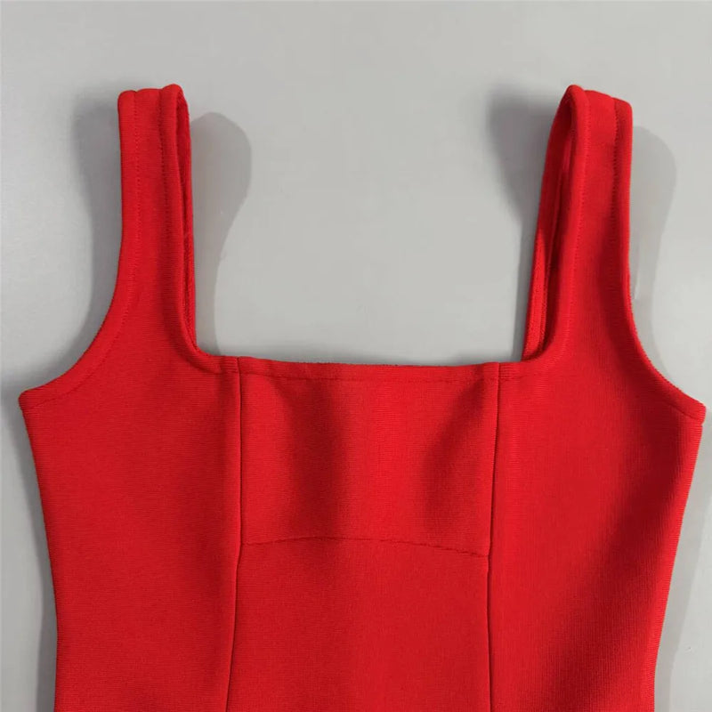 Women Sexy Sleeveless Bandage Dress.