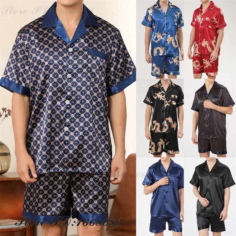 Men’s Sleepwear 2Pcs Pajamas Set.