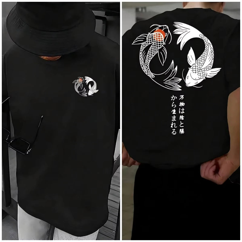 Men's T-shirt Summer Daily Outdoor Sports Street Casual Comfortable Short-sleeved.