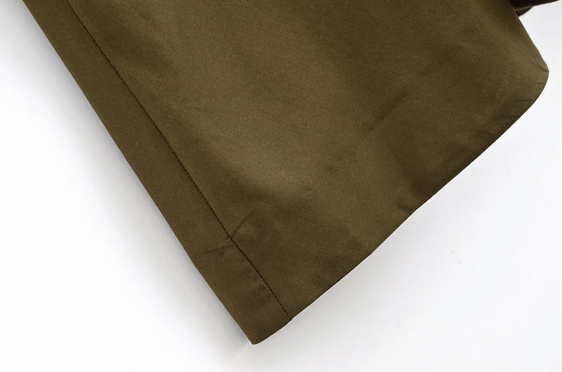Women's New Fashion V-neck Pleated Down Shoulder Short Sleeve Midi Dress.