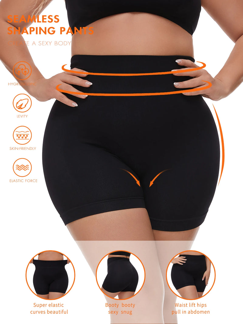 Women's Seamless Shapeing shorts High waist-lift Shapeing Panties Safety.