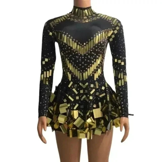 Nightclub Party Celebrate Dress Women Dancer Performance.
