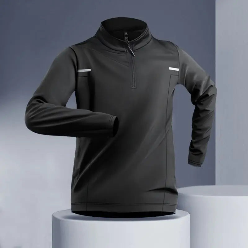 2-Pieces tracksuit Men's Quick-drying Sports Suit Fitness Running Elastic Trousers.
