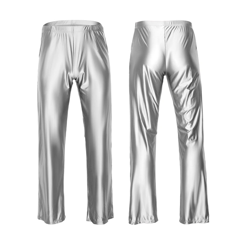 Men's spring and summer new pajamas two-piece.