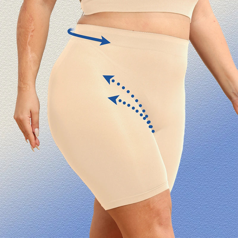 Women's shorts with tummy control and butt-lifting.