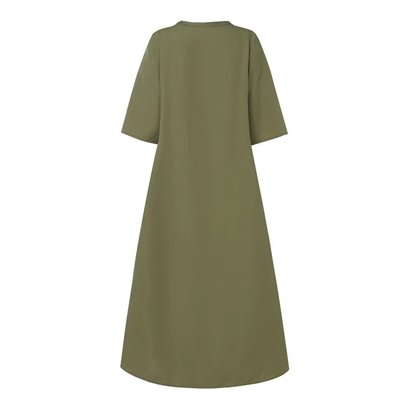 Women’s Elegant Commute Midi Dress.