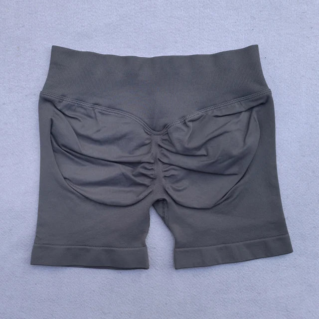 Shorts Set 2 Pieces Seamless Yoga Set Workout Tracksuit Women Halter Sport.
