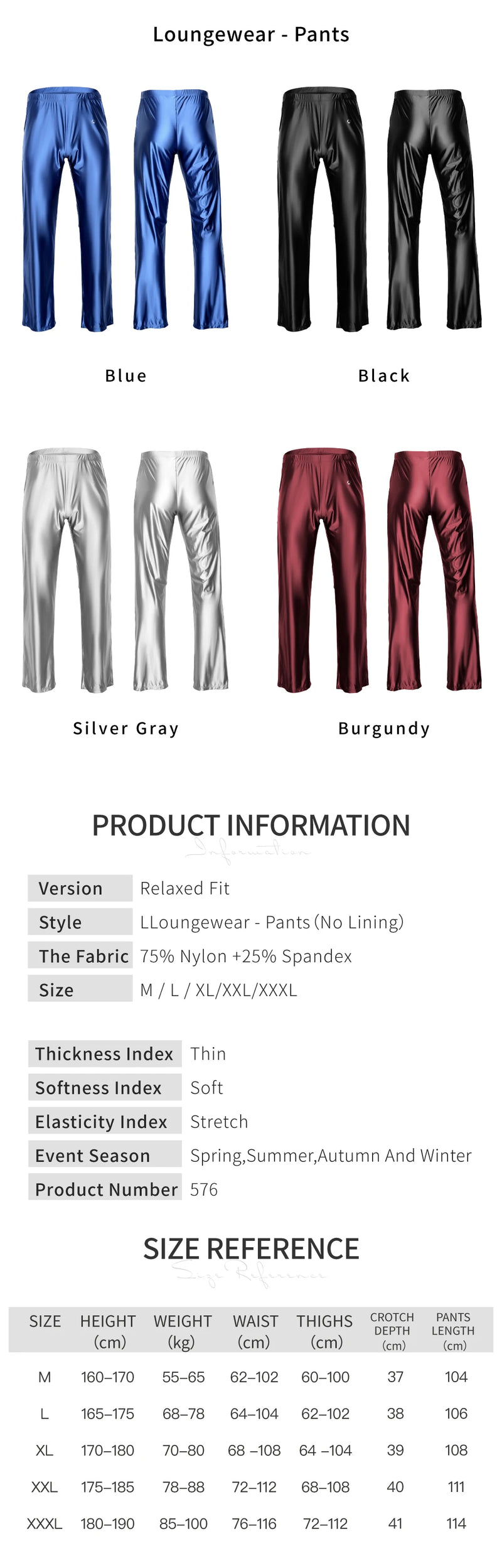 Men's spring and summer new pajamas two-piece.