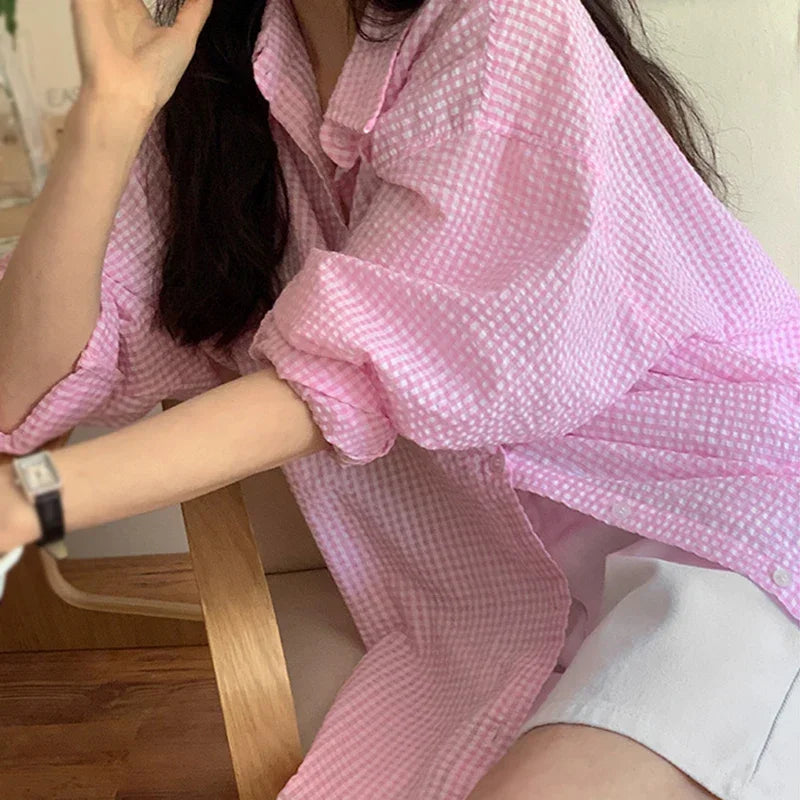 Women's Shirt Sunscreen Long Sleeves Shirt Summer.