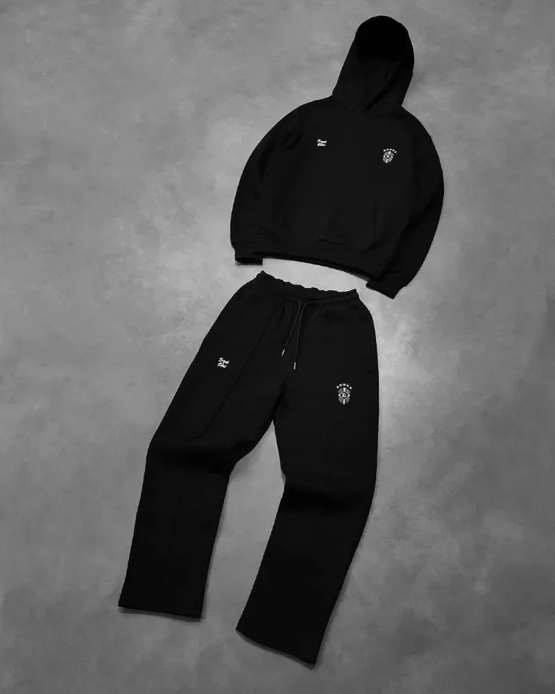 Men Clothing set Punk Street retroGothic tracksuit Harajuku Trend Hip Hop.