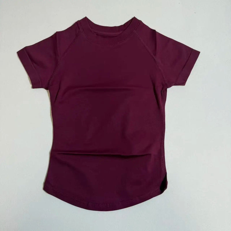 UETEEY Sport Short Sleeve Top Seamless Yoga Leotard Clothing Women.