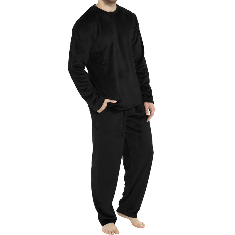 Winter Men's Suit Couples Coral Fleece Pajamas.