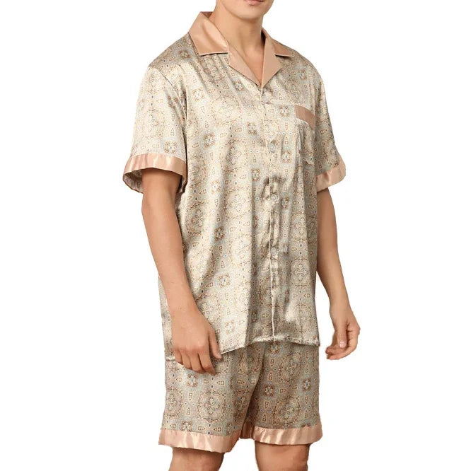 Men’s Sleepwear 2Pcs Pajamas Set.