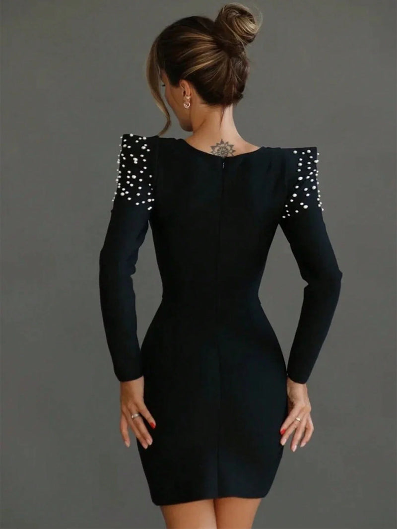 Women's Fashion Long Sleeve Bodycon Dress.
