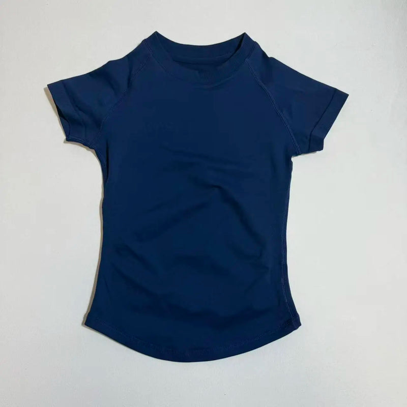 UETEEY Sport Short Sleeve Top Seamless Yoga Leotard Clothing Women.