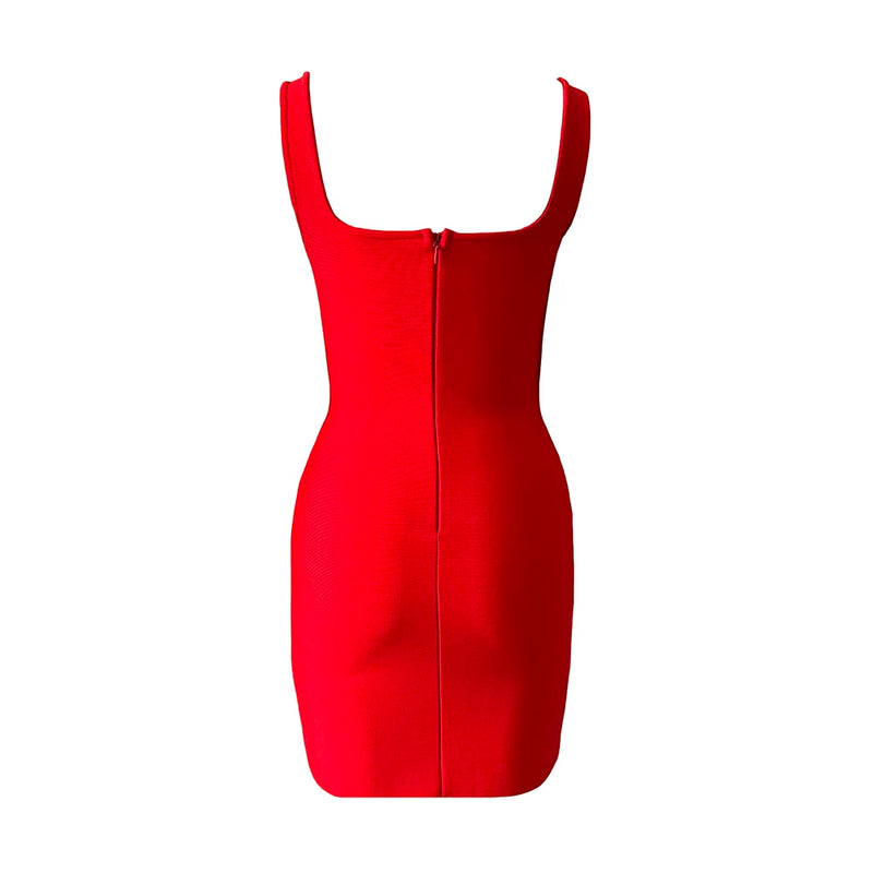 Women Sexy Sleeveless Bandage Dress.