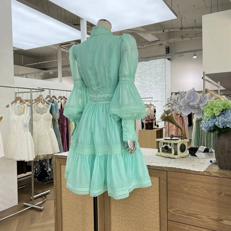 Luxury Organza Prom Evening Dresses Women Summer Autumn.