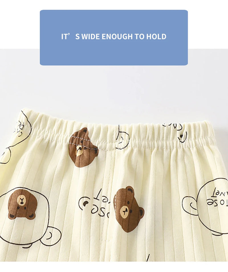 Kids Casual Autumn Long Sleeve Pajamas Set Boys and Girls.