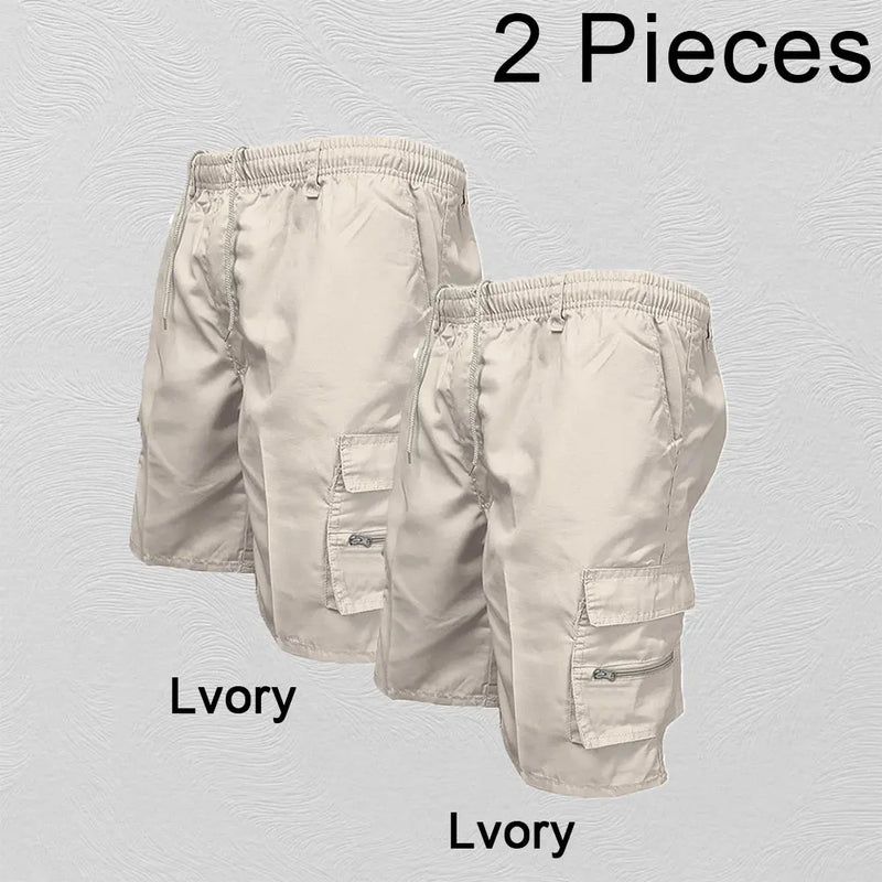Fashion Men's Cargo Shorts Mens Casual Pants Casual Big Pocket Sports.