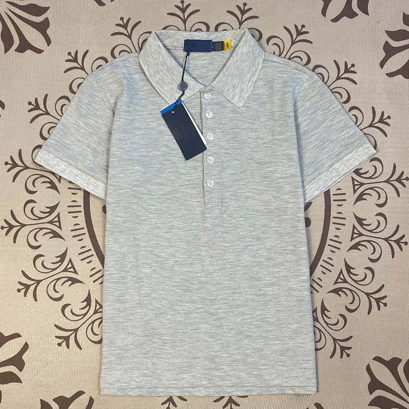 Fashionable Women's Casual Shirt Summer Collar Short Sleeved Solid Color.