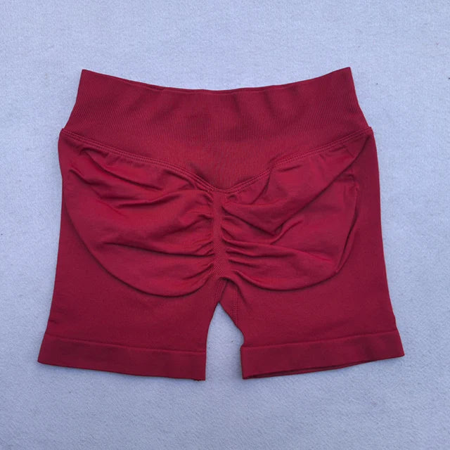 Shorts Set 2 Pieces Seamless Yoga Set Workout Tracksuit Women Halter Sport.
