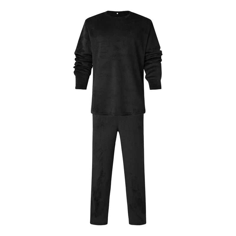 Winter Men's Suit Couples Coral Fleece Pajamas.