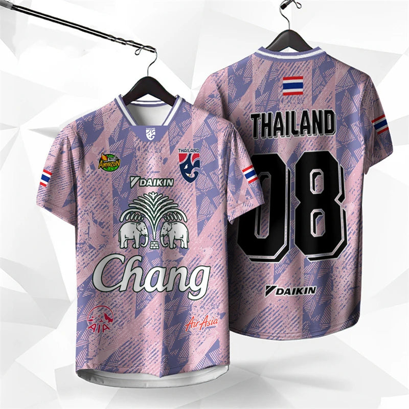 Thailand Chang Elephant 3D Printed Short-sleeved Summer Street T Shirt Man High Quality Men's And Women's.