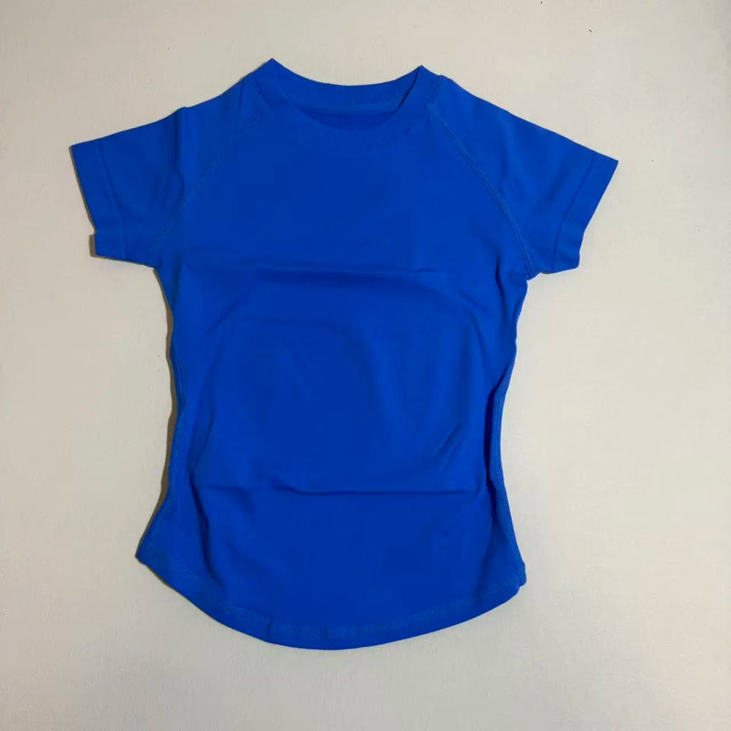 UETEEY Sport Short Sleeve Top Seamless Yoga Leotard Clothing Women.