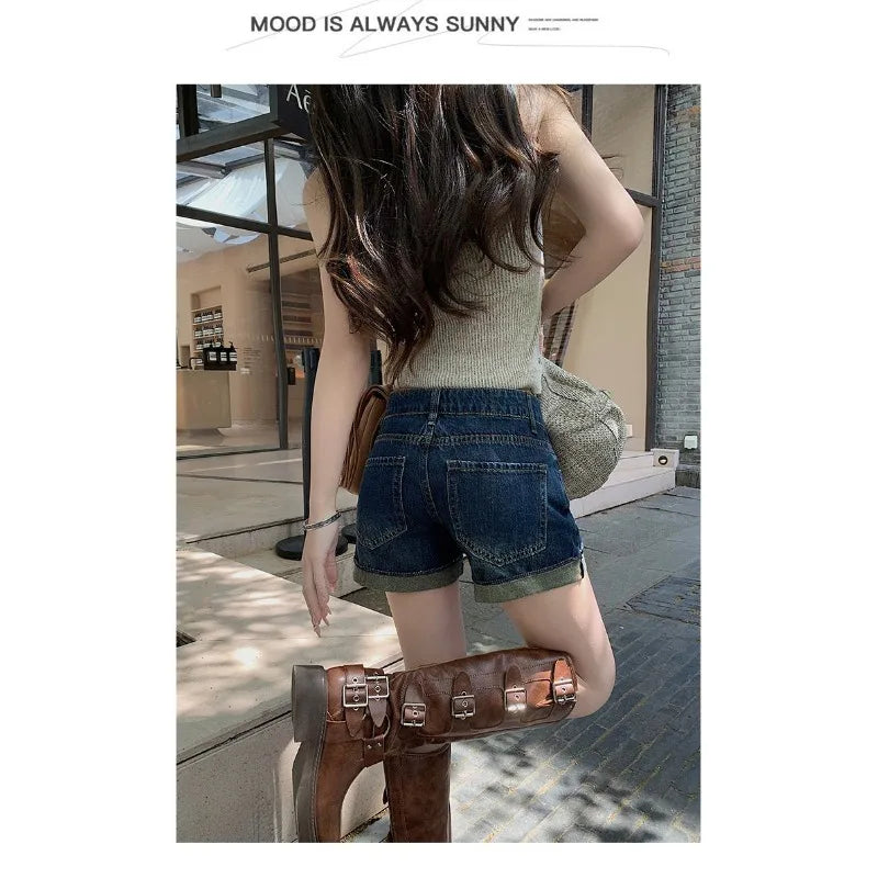 Shorts Womens Denim Summer New High Waist.