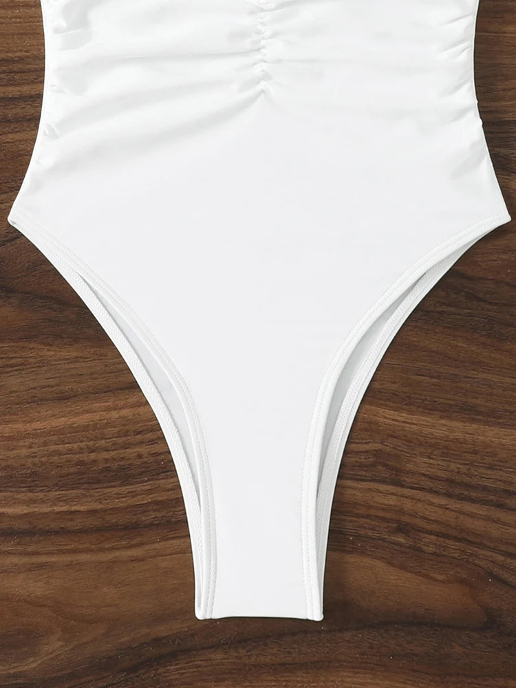 Halter Top Bathing Suit Woman Swimsuits One Piece Swimwear Women's.
